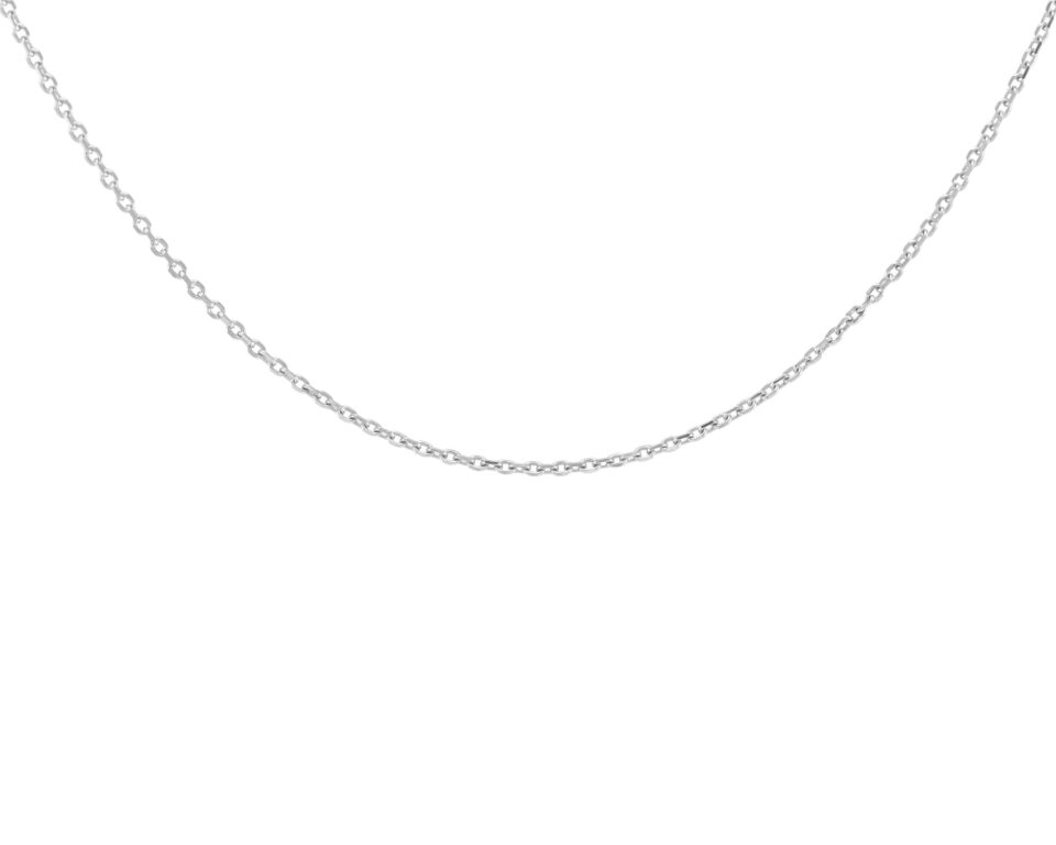 50 cm white gold chain "Anchor"