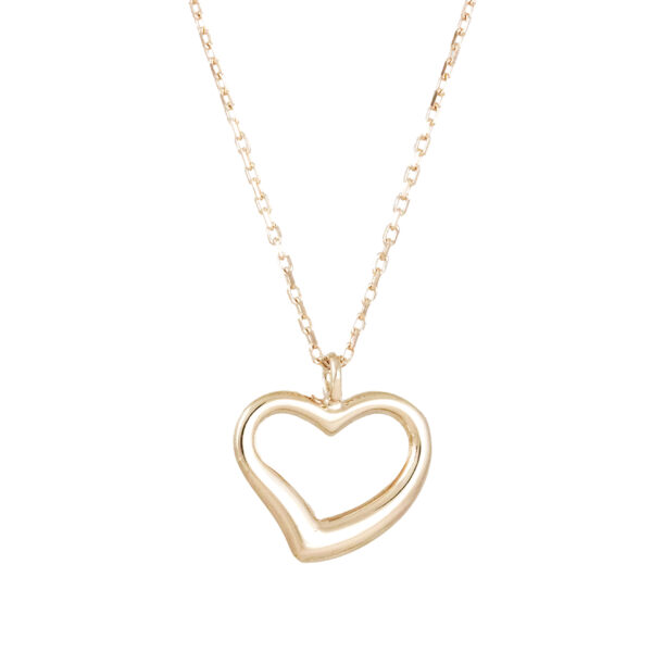 Zelta ķēdīte ar kulonu "Sirds"