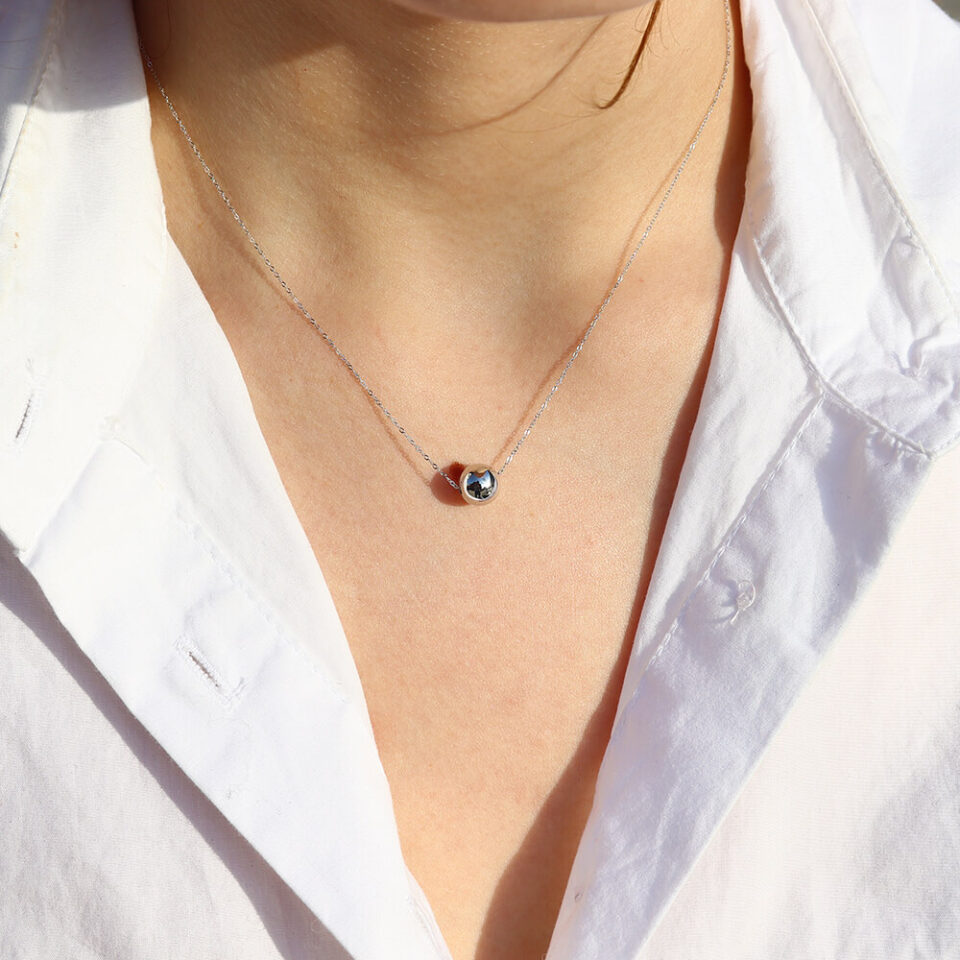 Zelta ķēdīte ar kulonu "Burbulis"