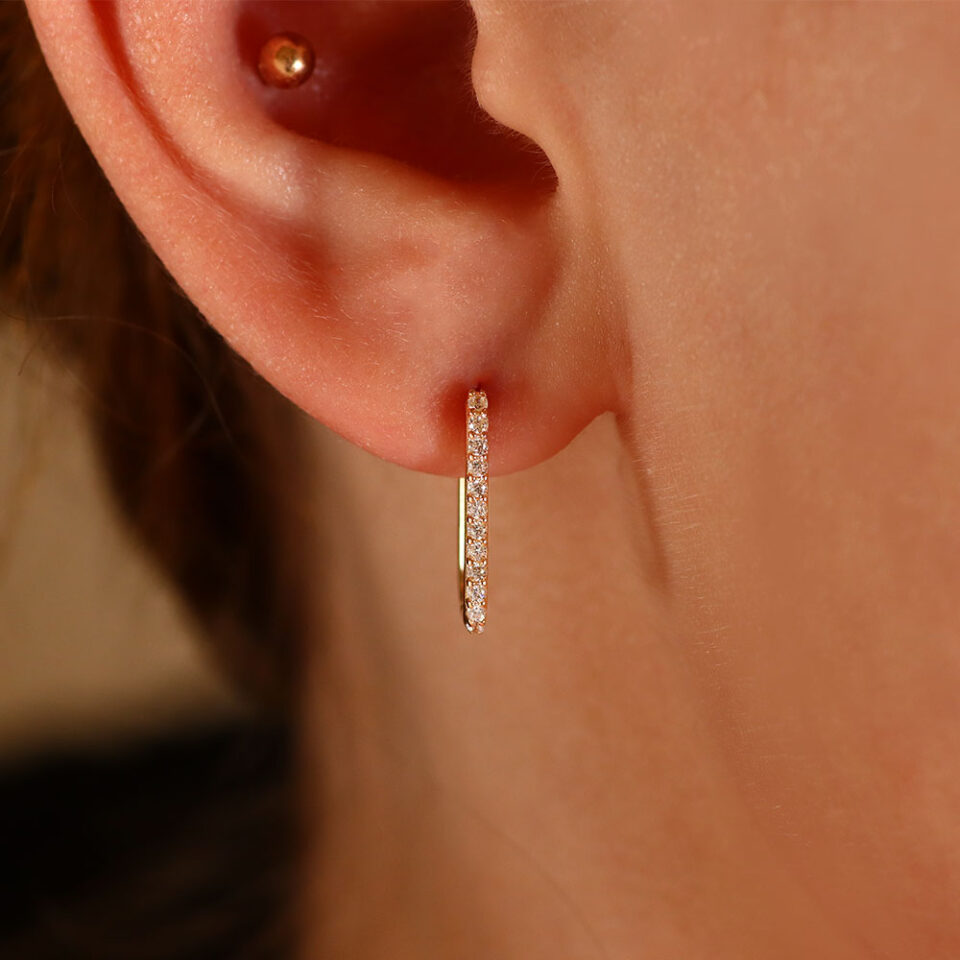 Kuldsed kõrvarõngad "Rõngad"