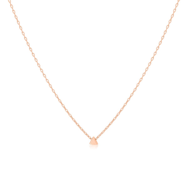 Zelta ķēdīte ar kulonu "Trijstūris"