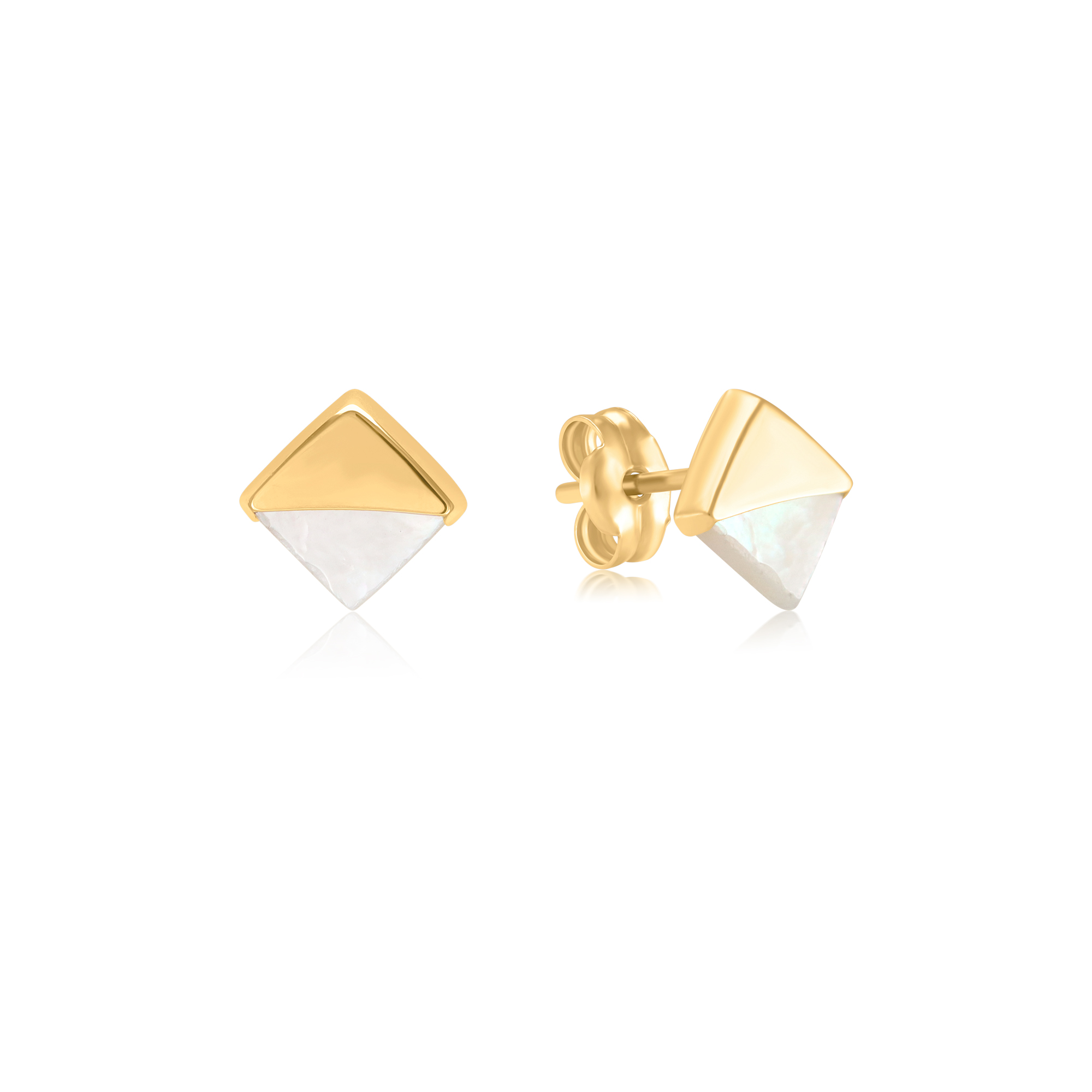 Auksiniai auskarai „Perlamutrai”
