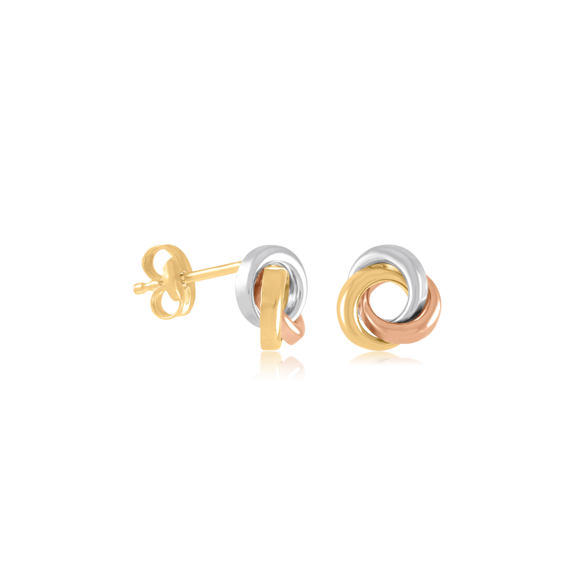Auksiniai auskarai „3 Spalvos”