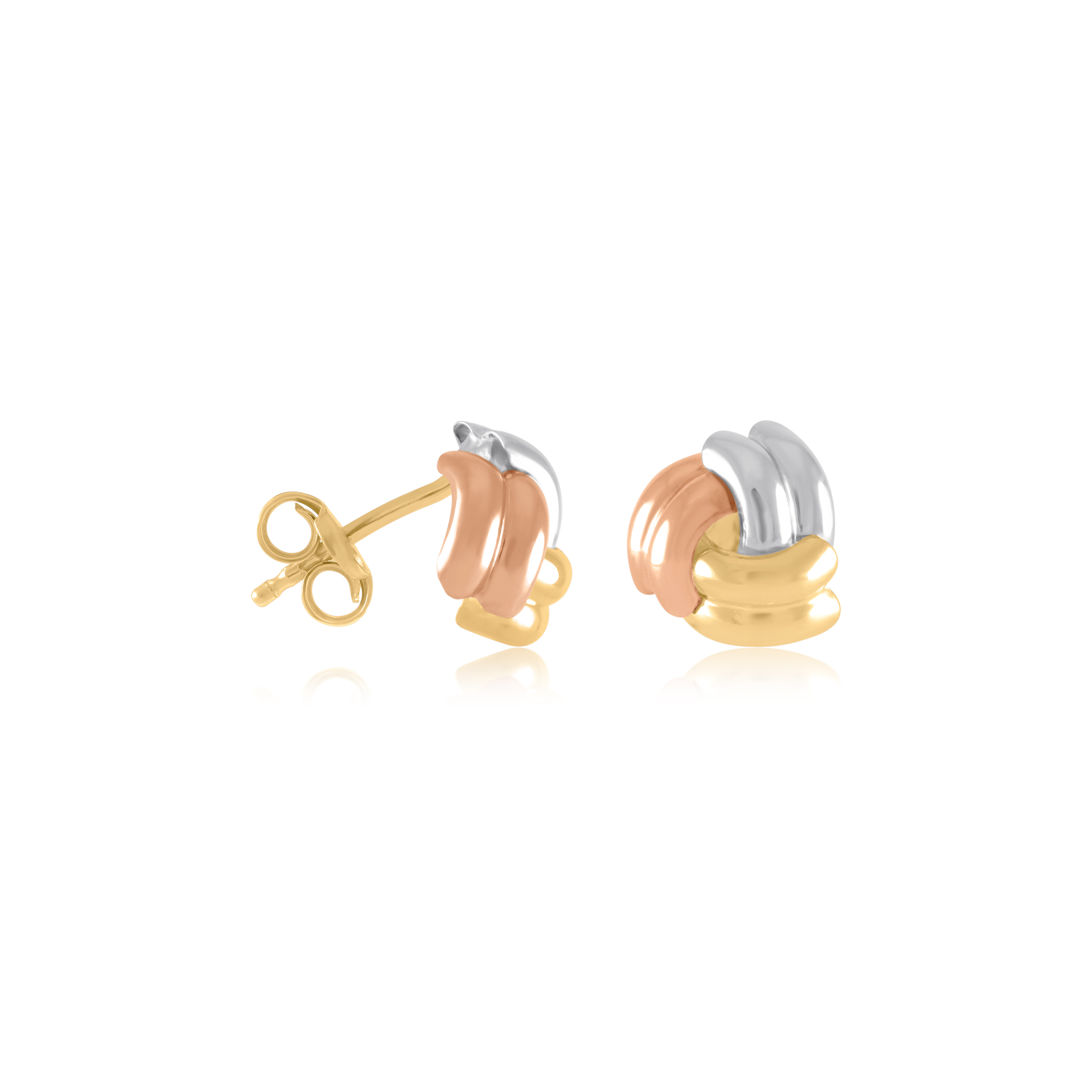 Auksiniai auskarai „3 Spalvos”