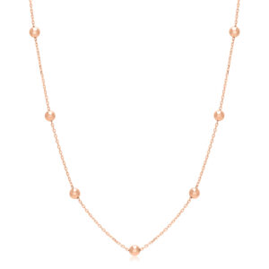 Złoty łańcuszek z zawieszką "Bąbelki"