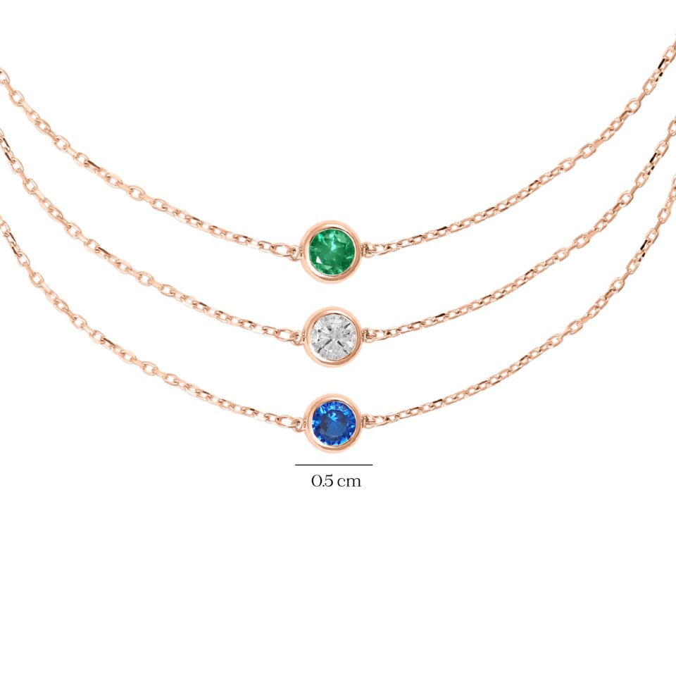 Kuldne käevõru "3-värviline aas"