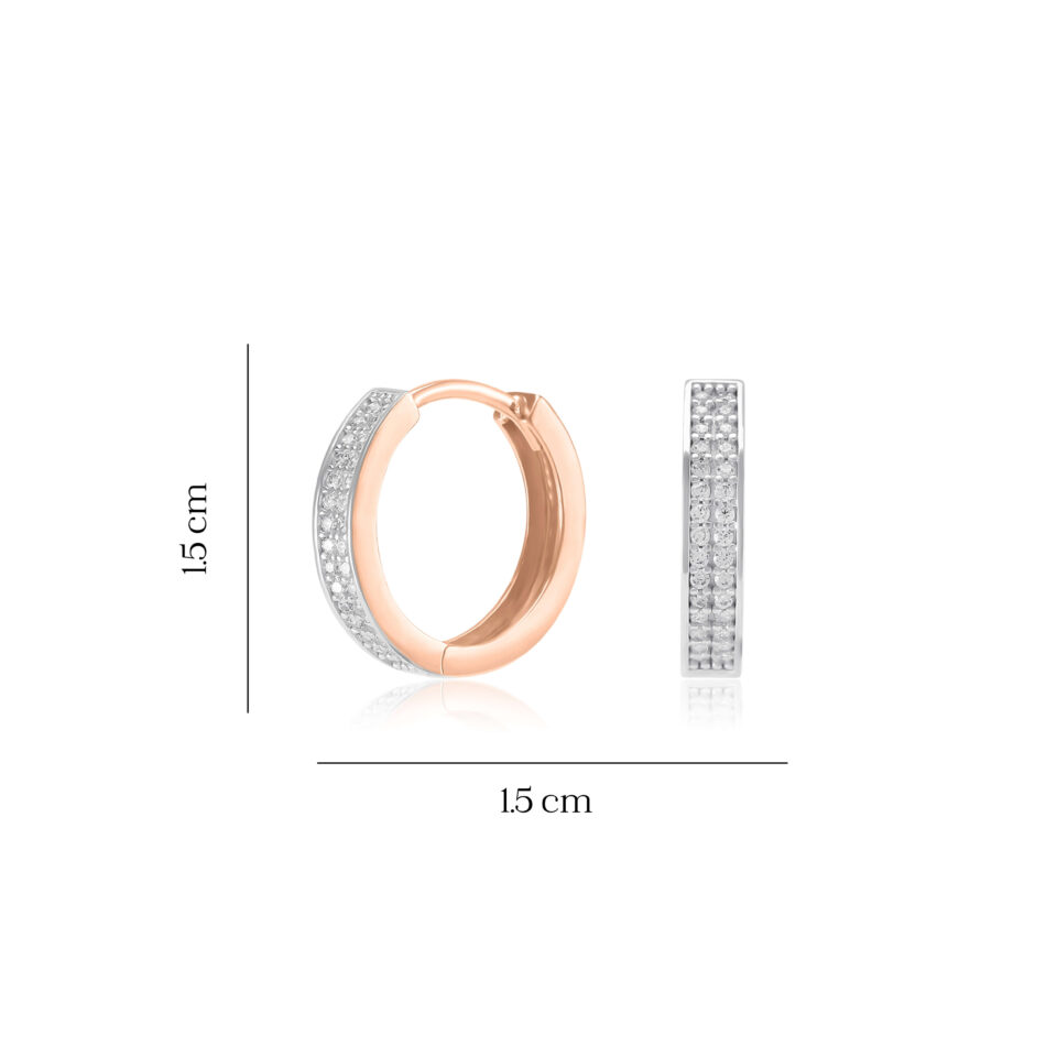 Kolczyki złote "Komplety z cyrkoniami"