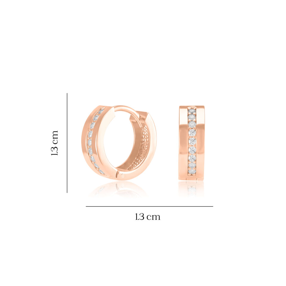 Kolczyki złote "Komplety z cyrkoniami"