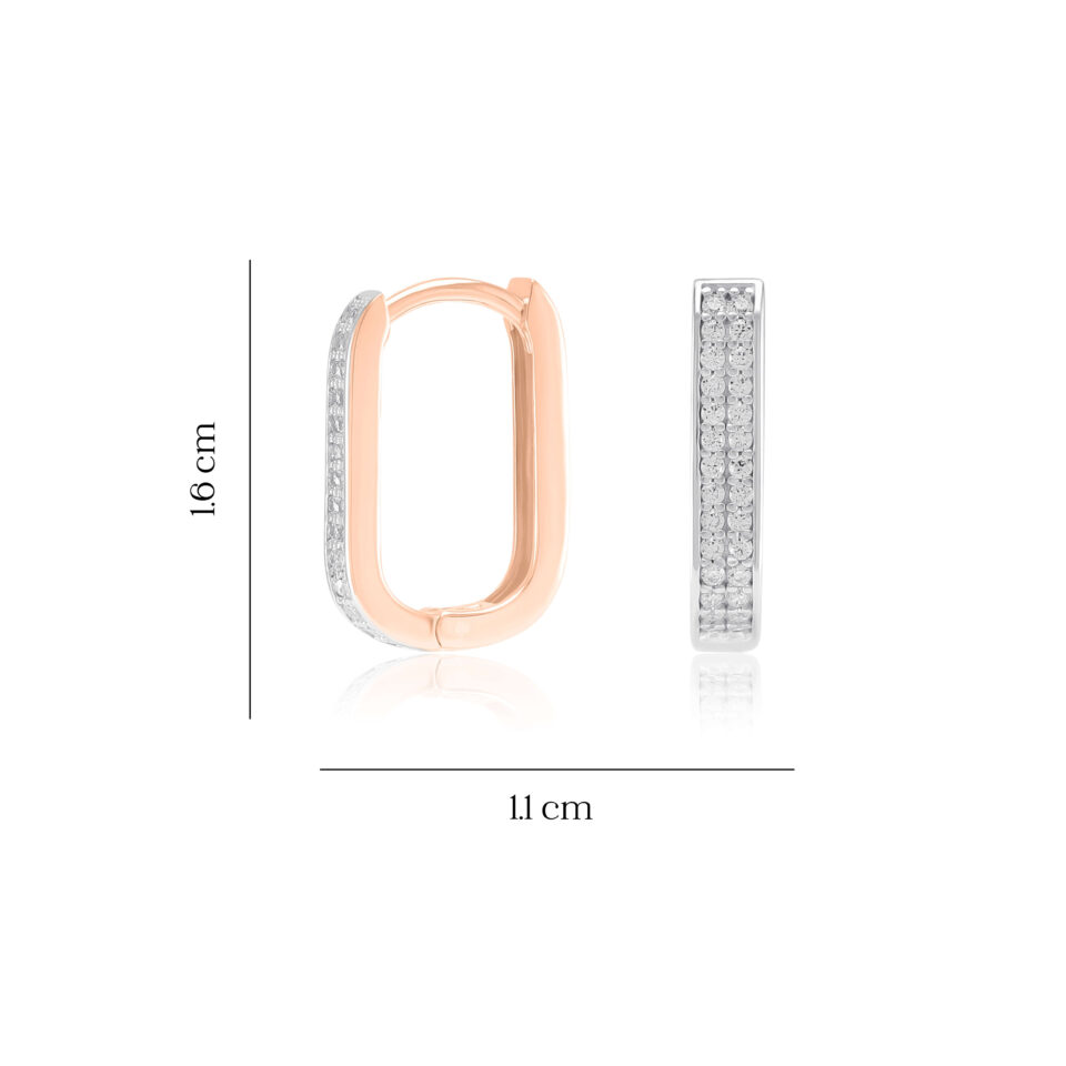 Kolczyki złote "Komplety z cyrkoniami"