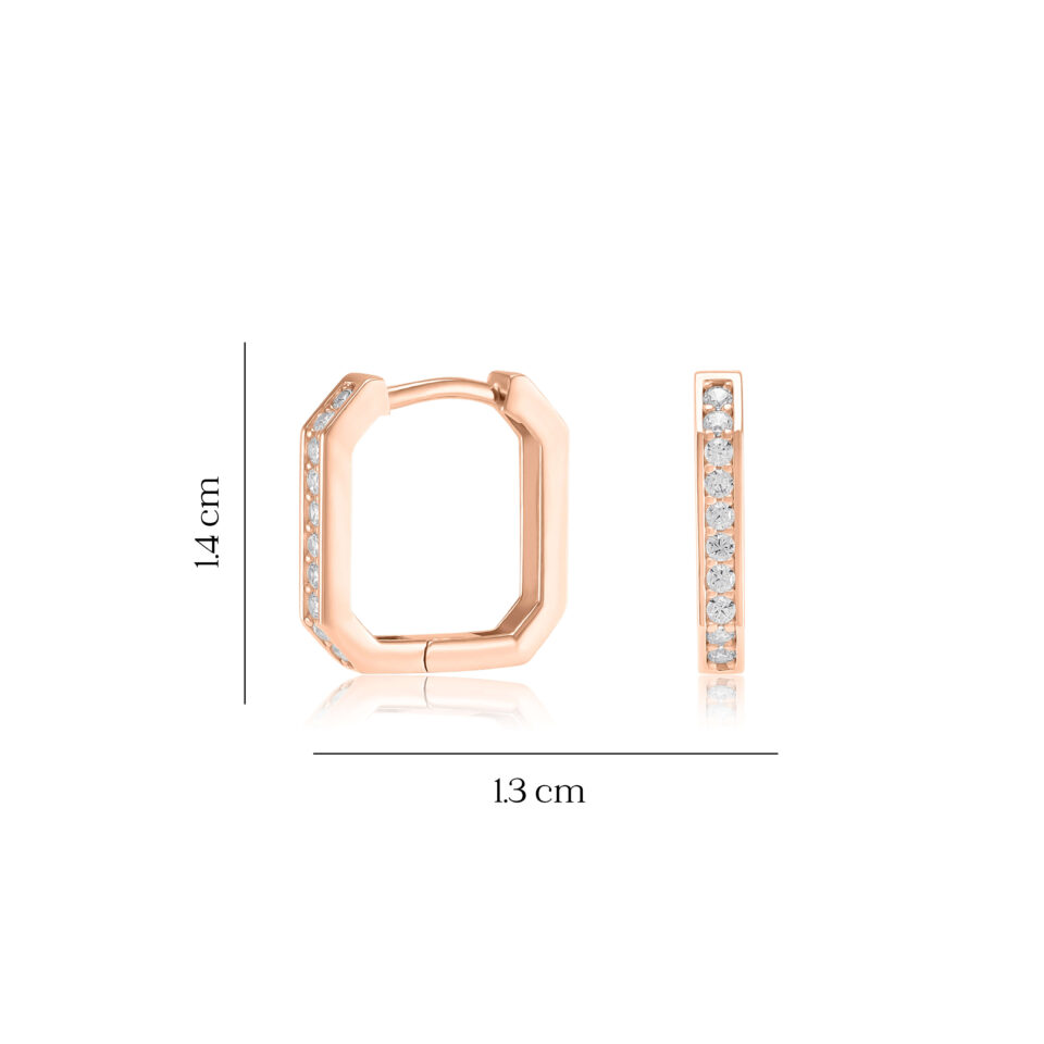 Kolczyki złote "Komplety z cyrkoniami"