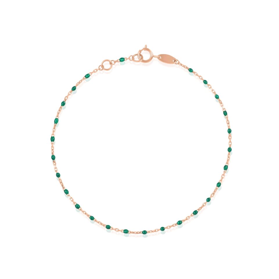 Золотой браслет "Бусины" (4 варианта)