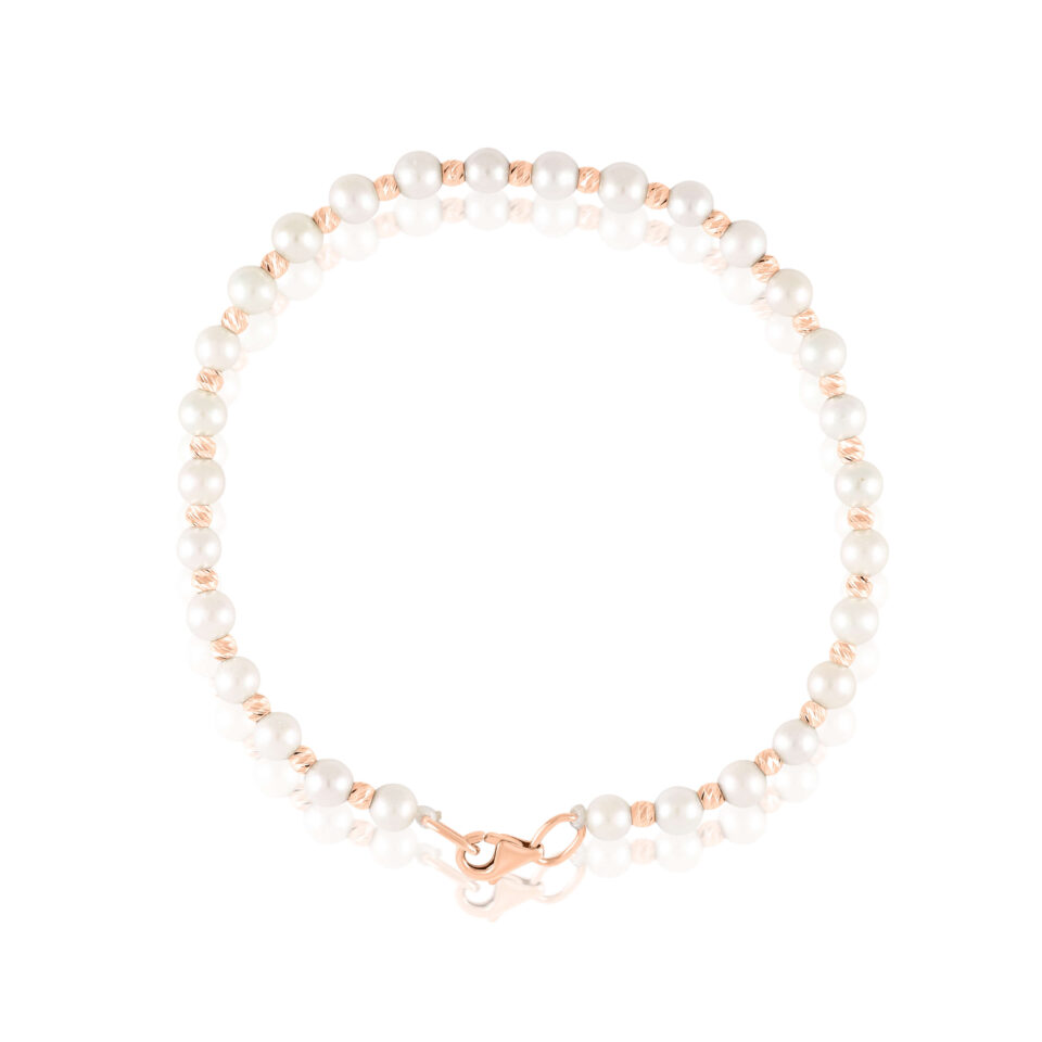 Золотой браслет с жемчугом