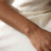 Grey Diamond String Bracelet