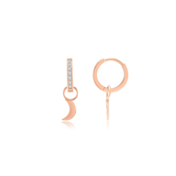 Серьга-подвеска "Луна"