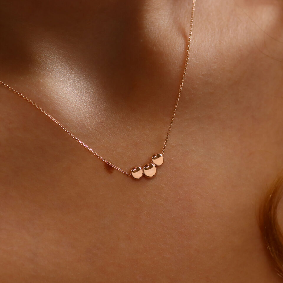 Золотая цепочка с подвеской "Монетки" на шею