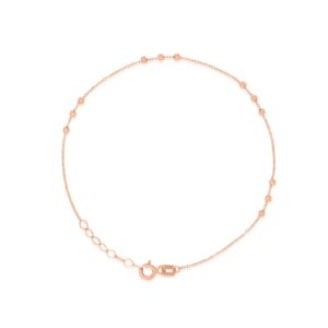 Золотой браслет "Круглые бусины"