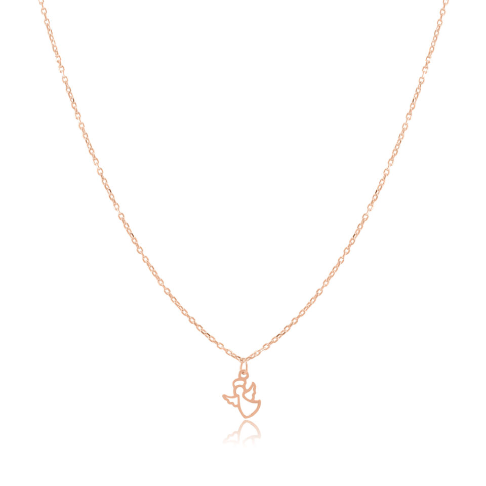 Золотая цепочка с подвеской "Ангел-хранитель"