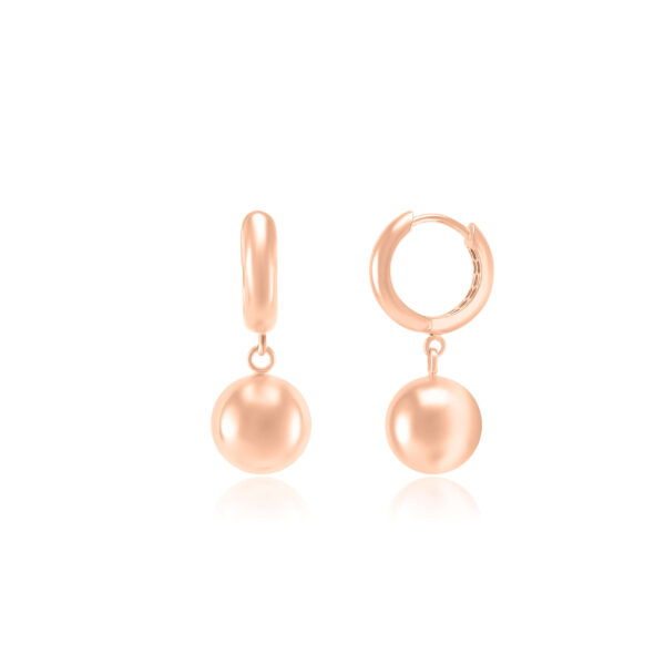 Zelta auskari ar angļu aizdari "Burbuļi"