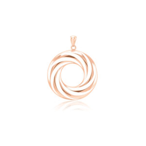 Золотая подвеска "Спираль Жизни"