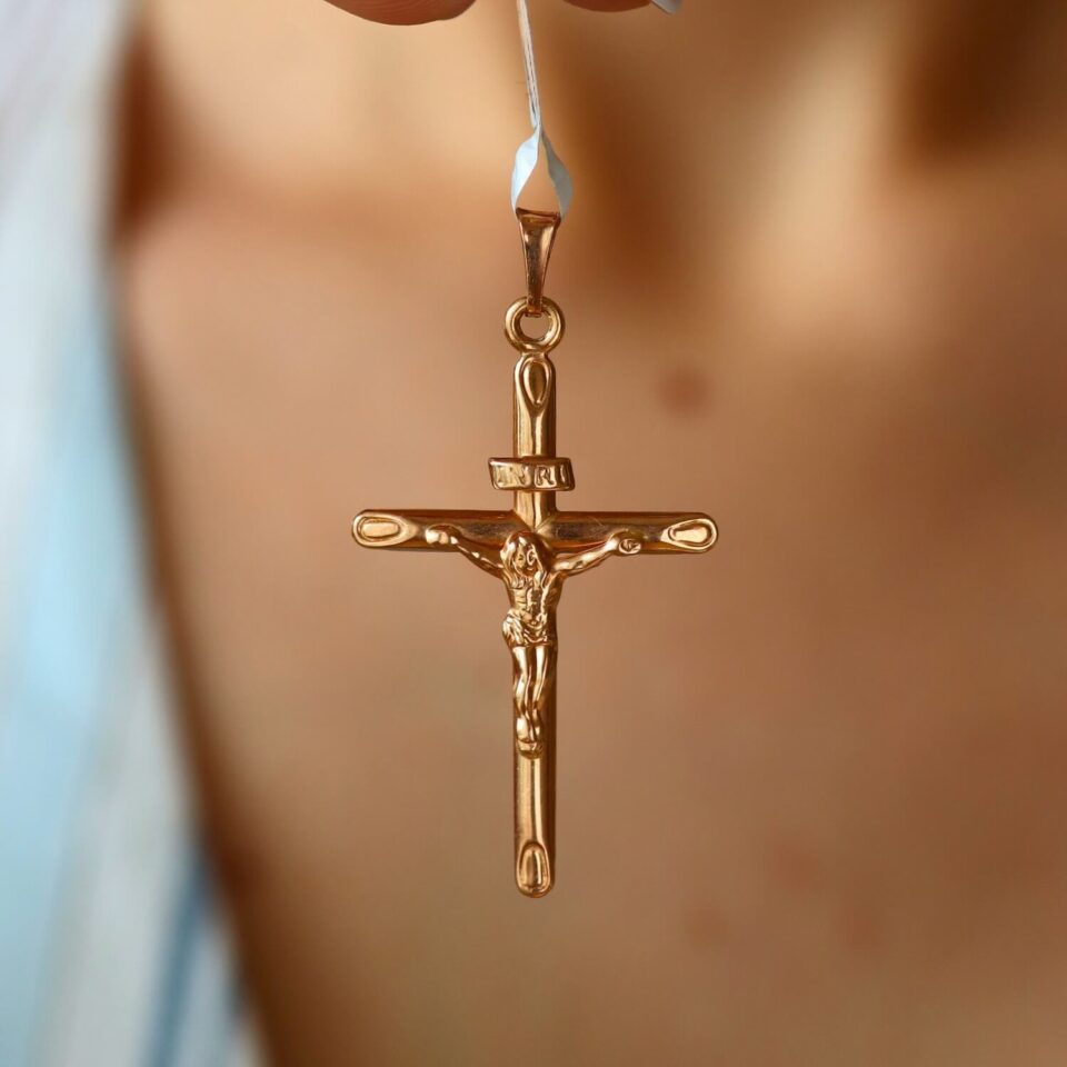 Goldanhänger "Kreuz"