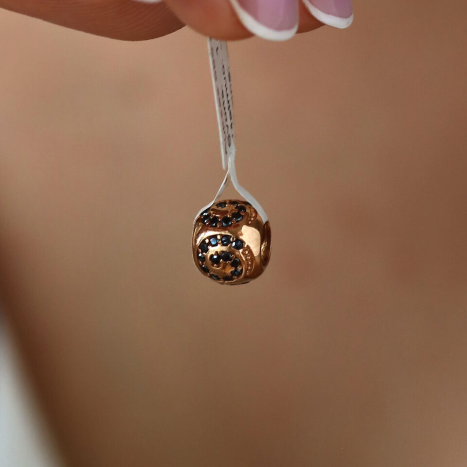 Goldanhänger "Bubble"