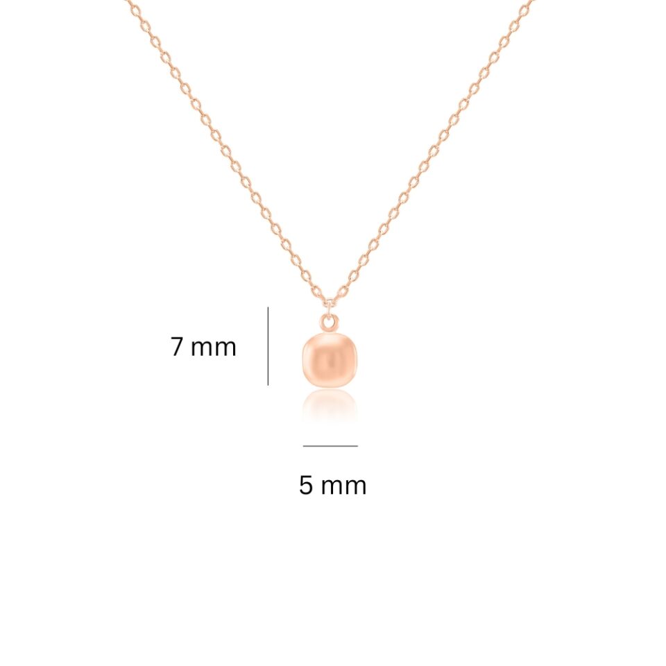 Goldkette mit Anhänger "Pillow" Maße