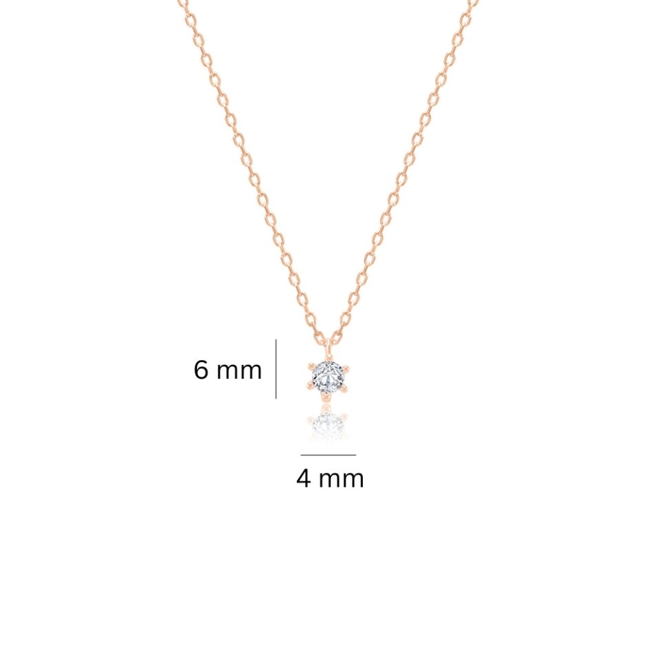 Kullakett ripatsiga "Akutė" mõõdud