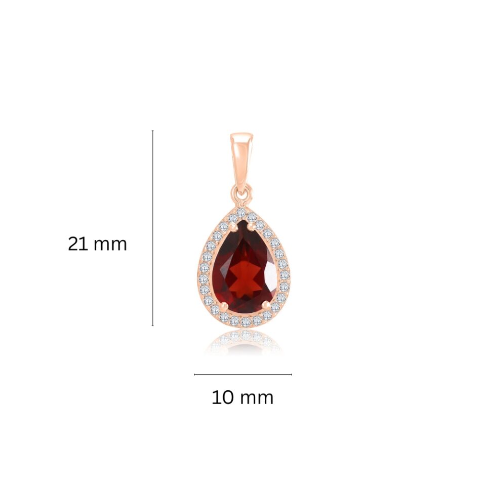 Kuldne ripats akaadiga mõõtmetega